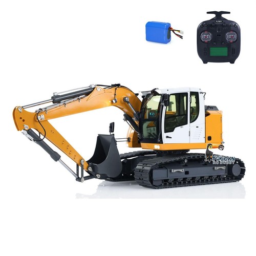 DeutschesLager 1/14 RC escavatore idraulico R920 metallo RTR 2 bracci telecomando modello - Foto 4 di 24