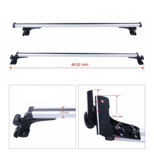 Labwork 48" Car Universal Top Roof Rack Cross Bar Luggage Cargo Rails Aluminum - Picture 5 of 19