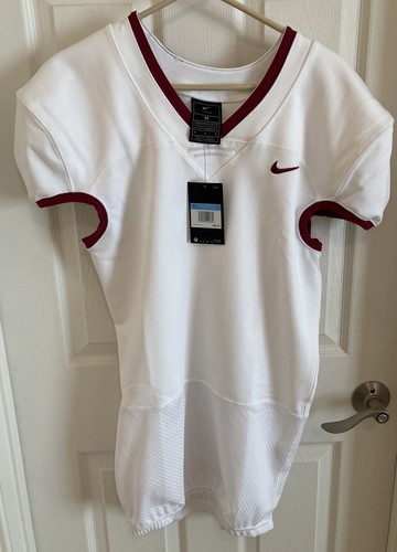Nike Vapor Untouchable Fußballtrikot Herren weiß weinrot AO4800-104 $ 90 Medium
