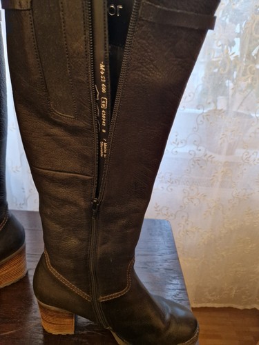 Gabor Stiefel Schwarz 40 Neu Ungetragen Vintage Style - Bild 2 von 7