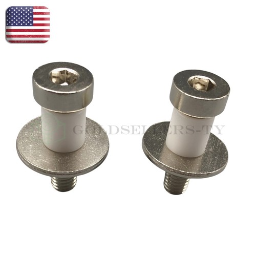 Pair 9601750 Door Latch Lock Striker Bolts Fits Chevy GMC Truck Blazer 71-87 - Picture 3 of 7