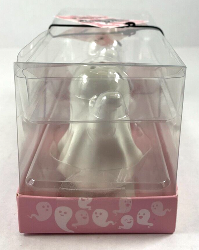 Coctelera de cerámica Ghost de sal y pimienta pintada a mano Halloween NUEVO - Imagen 5 de 6