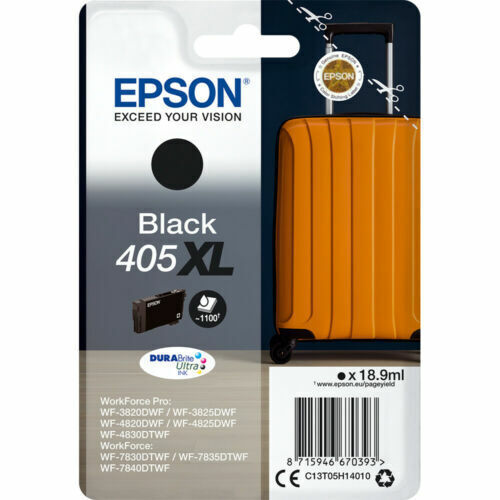 Lote de cartuchos de tinta originales para maleta Epson 405XL/405XXL para WF-4820DWF - Imagen 2 de 9