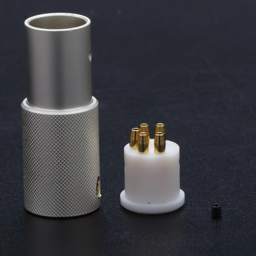 24k Gold Plated 5Pin DIN Female Connector Turntable Tonearm Cable Terminal Plug - Picture 4 of 15