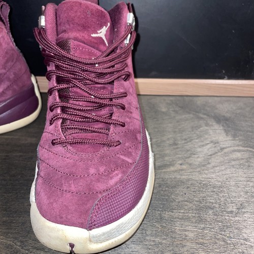 Jordan 12 Bordeaux 2017 size 5.5y Burgundy Color - Picture 8 of 13
