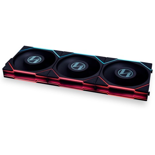 Lian Li UNI TL LCD 120mm Fan Black 3 Pack With Controller - 第 1/7 張圖片