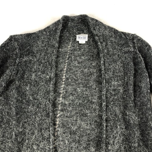 Converse Strickjacke Pullover Alpaka Mischung Damen mittelgrau leicht - Bild 2 von 8