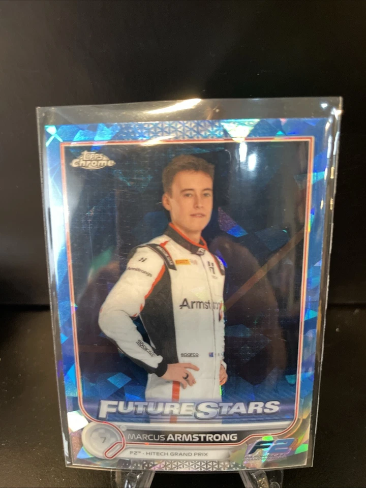 2022 Topps Chrome Sapphire Formula 1 F1 #84 Marcus Armstrong RC Future Stars - Image 2 of 4