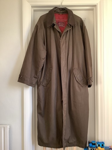 Marlboro Classics langer Regenmantel - Mac - Trenchcoat - Größe 48 - P2P 26" - braun - Bild 2 von 18