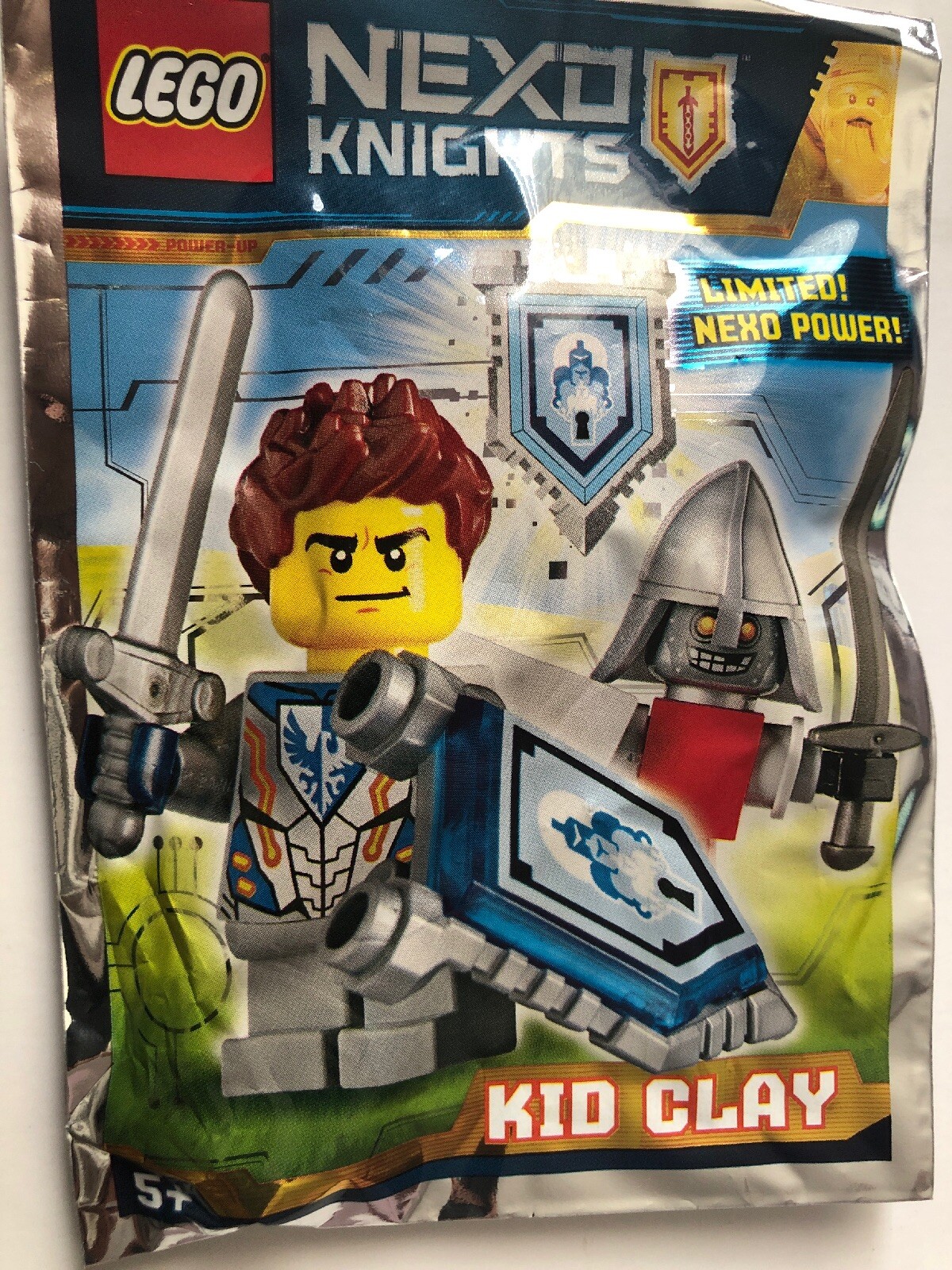 NEW LEGO Polybag Foil Pack 271608 NEXO KNIGHTS Kid Clay