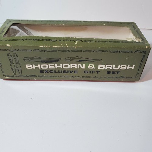 Juego de regalo exclusivo de cuerno y cepillo vintage con caja zapatos de vestir para hombre - Imagen 7 de 8