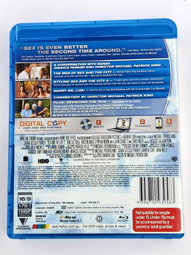 Sex And The City 2 (Blu-ray) drama comedy girls night - Picture 4 of 4