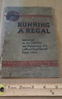 Vintage Running A Regal Instruction Manual - Used