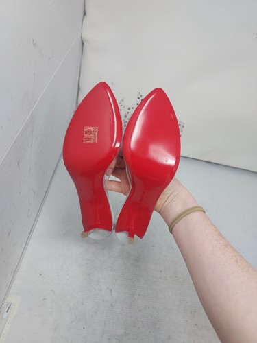 Christian Louboutin Jelly Strass Arco Boda Cristal PVC Sandalia EU 37 US 7 NUEVO - Imagen 2 de 12
