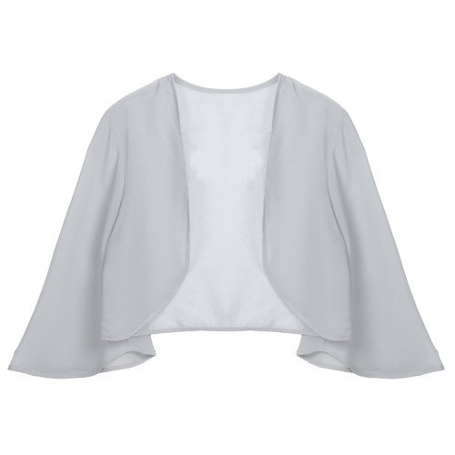 UK Womens 3/4Sleeve Chiffon Cardigan Bolero Shrug Crop Cardigan Shawl Cover Up - Picture 30 of 63