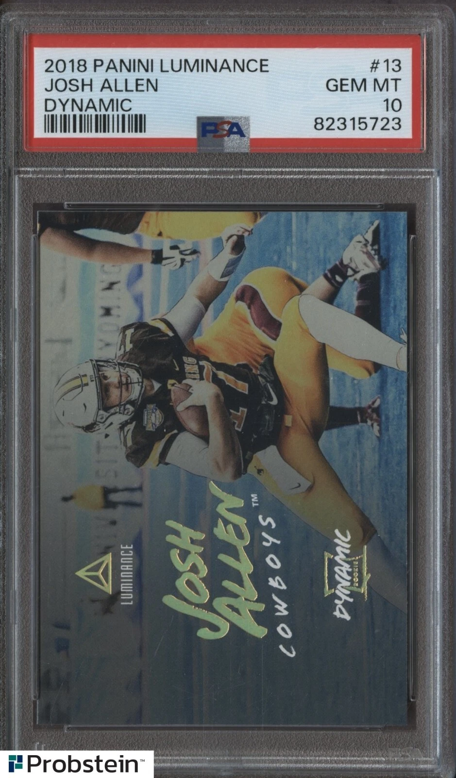 Josh Allen Panini Luminance Dynamic #13 Base