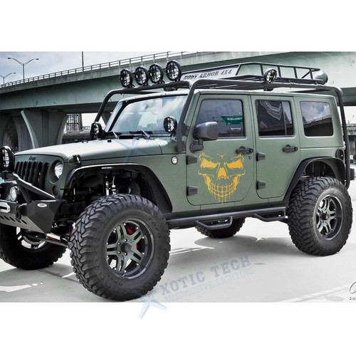 Military Army Star/Skull Graphic Hood Side Fender Door Body Vinyl Decal Sticker - Picture 24 of 49