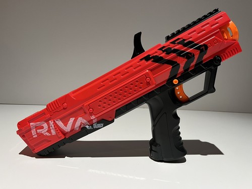 Nerf Rival Apollo XV-700 Red Blaster Dart Gun Blaster + Ball Magazine Clip - Picture 2 of 11