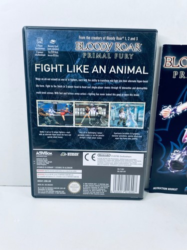 Bloody Roar Primal Fury Nintendo GameCube PAL - VGC - Fast Post - Picture 2 of 3