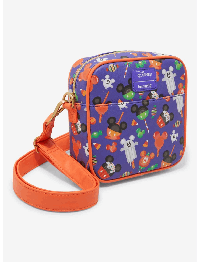Loungefly Disney Mickey Mouse Halloween Treats Crossbody Bag
