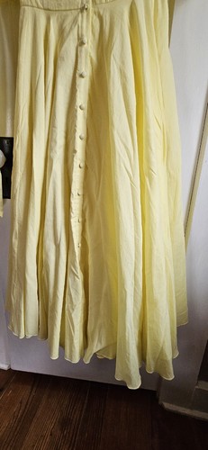 NWT JENNE yellow Pintuck short sleeves button down dress 100% cotton - Picture 13 of 19
