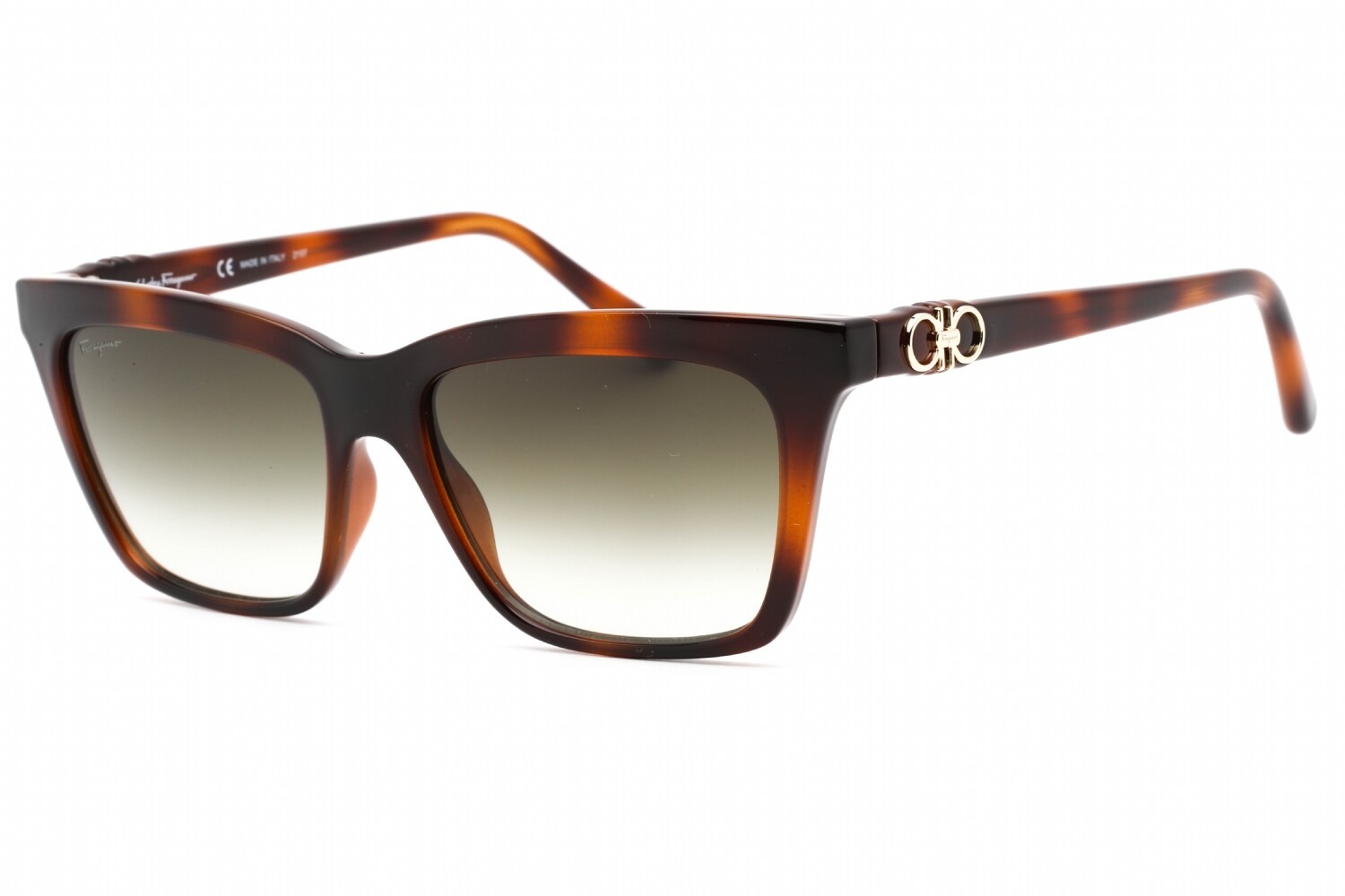 SALVATORE FERRAGAMO SF1027S-214-55 Солнцезащитные очки Размер 55мм 140мм 16мм черепаховые Wo