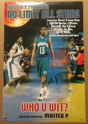 #ad NO LIMIT ALL STARS Rare VINTAGE 1999 BIG 24x36 PROMO POSTER of 1999 CD Master P $124.99