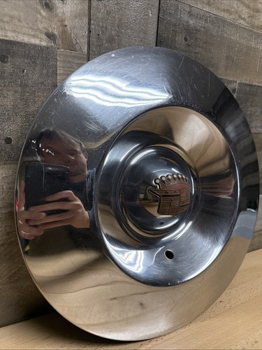 (1) 1953 CADILLAC 15" Sombrero Caddy Hub Cap Wheel Cover VTG OEM 1950’s 53 #2 - Bild 10 von 24
