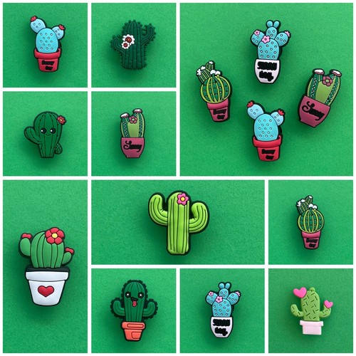 Zapato/Zapato Charms/Pins/Enchufe/Juego para zuecos/Crocs* CACTUS/CACTUS |