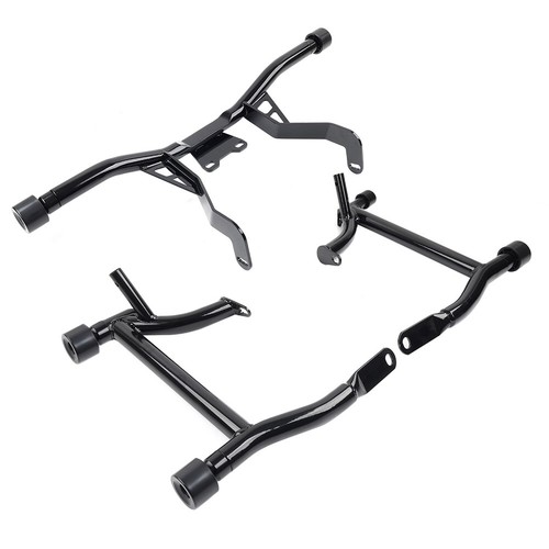 Protector de alforja motor delantero para Harley Road Street Glide 14-24 Blk - Imagen 4 de 13