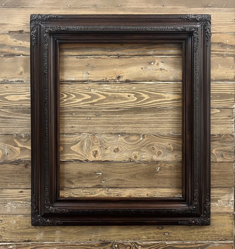 16 x 20 En stock listo para enviar, marco de madera ornamentada compuesto tradicional, NOGAL OSCURO - Imagen 4 de 10