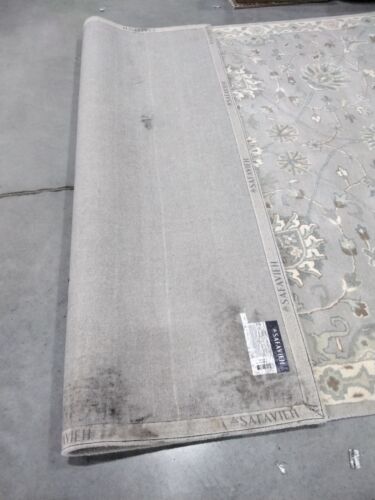SILVER / IVORY 8' X 10' Back Stain Rug, Reduced Price 1172757908 HG824B-8 - Picture 2 of 4