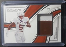 2023 Immaculate Collection Bijan Robinson Rookie 4/8 Collegiate Helmet #HTL-BIR