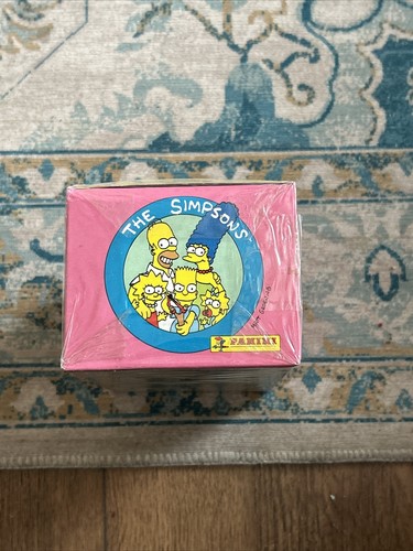 Panini Simpsons 1991 Sticker Box Sealed 100 Packs - Picture 3 of 5