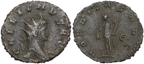 *GUTSE* ROMA-88, GALLIENUS (253-268), ANTONINIANO DE SISCIA (260-268) MBC+.
