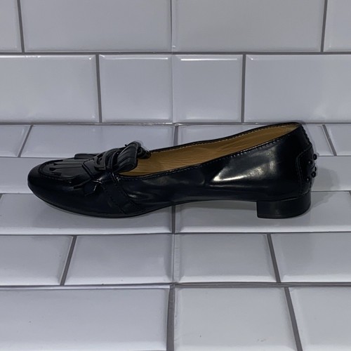 TODS Penny Loafers Black Dress Shoes Gommino Women’s Size 4.5 EU 34.5 $675 - Picture 5 of 8