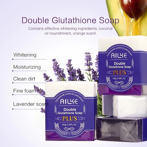Organic Glutathione & Lavender Lightening Body PLUS Soap 150g - Picture 3 of 6
