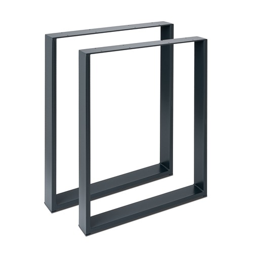 2 Stück Tischfüße Kufen Tischkufen Tischgestell Tischbeine Metall viele Größen - Bild 39 von 49