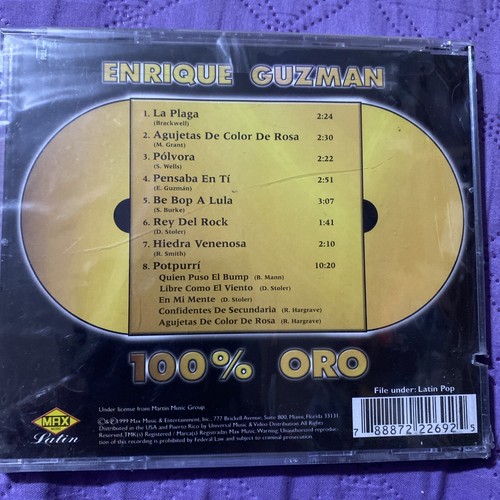 100 % Gold von Enrique Guzmán (CD, 1999) - Bild 2 von 3
