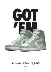 1 14 Nike Turbo og Air High Jordan Bnib Green Size qx1n8BEx