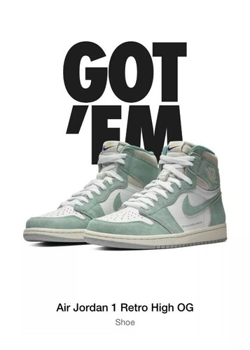 1 14 Nike Turbo og Air High Jordan Bnib Green Size qx1n8BEx