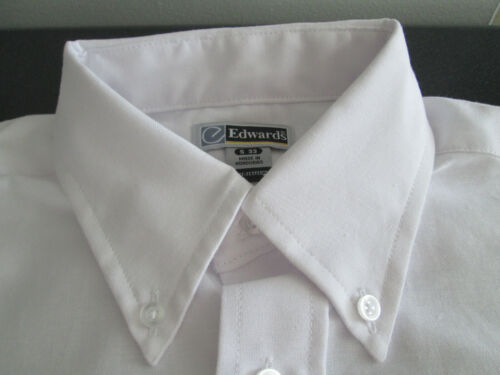 Camisa Mujer Oxford Blanca Edwards 5077 Larga XXS XS Pequeña Med Grande XL 2x Nueva - Imagen 4 de 11