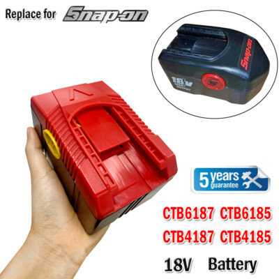 5.0Ah For Snap on 18V Battery CTB6187 CTB6185 CTB4187 CTB4185