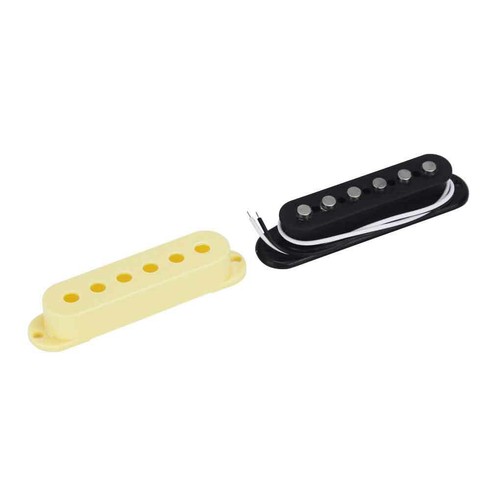 Juego de pastillas de bobina individual para guitarra Alnico 5 ST cuello/medio/puente amarillo ajuste FD ST - Imagen 7 de 8
