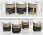 COMMODORE 64 C64 RETRO COMPUTER MUG - CAN BE PERSONALISED