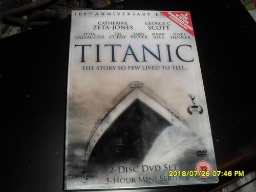 DVD OF THE TITANIC AND NEW AND SEALER AND I GOT 2 DVD OF TITANIC FOR SALE