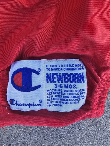 Vintage Newborn Champion Chicago Bulls Michael Jordan Jersey Size 3-6 Months - Picture 6 of 7