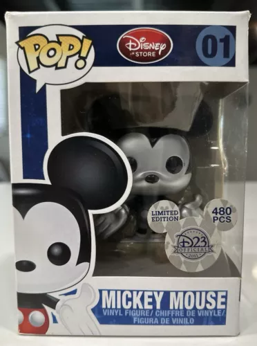 Funko POP! Metallic Mickey Mouse 2011 D23 SDCC LE 480