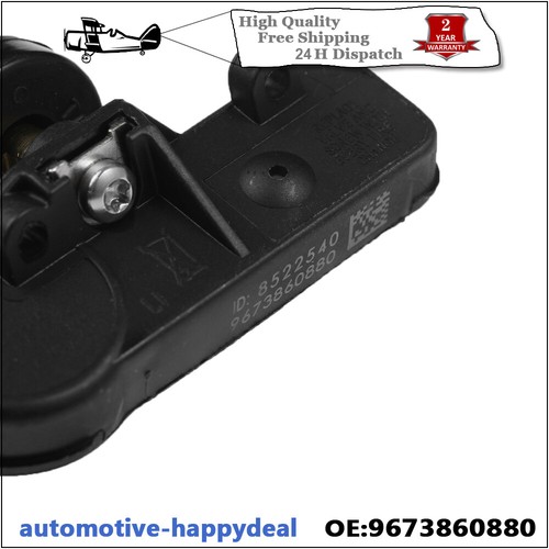 Tyre Pressure Sensor TPMS For Citroen C4 DS4 Peugeot 5008 3008 307, 9673860880 - Picture 6 of 6