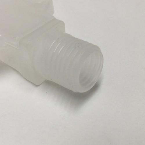 Lechler 600.130.S2.BC Flachluftgebläsedüse 75psi, 1/4" NPT, natürliches Polypropylen - Bild 4 von 4